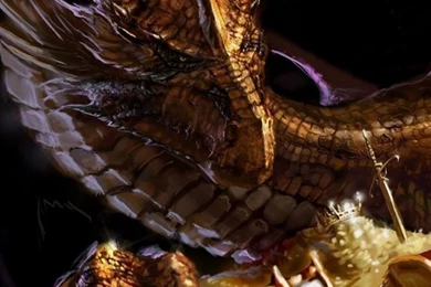 Download Wallpapers 1080x1920 Dragon, Treasure, Gold Sony Xperia Z1 ...