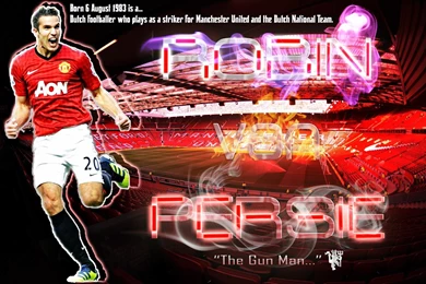 Robin Van Persie Manchester United   HD Backgrounds