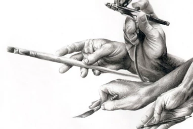 Audi R8 Pencil Sketch Wallpapers