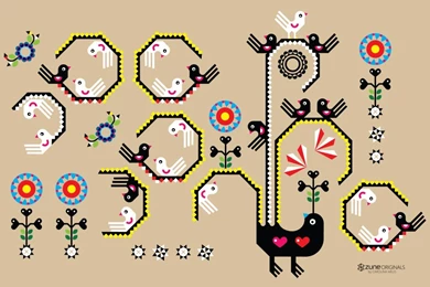 Zune Digital Cross Stitch HD Desktop Wallpapers : Widescreen : High ...