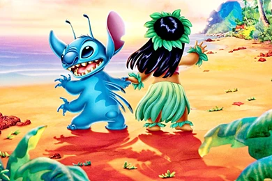 Walt Disney Wallpapers Stitch Lilo Pelekai walt disney characters ...