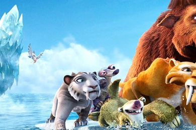 Thursday 15th October 2015   3200x1200px Ice Age 4 Desktop ...