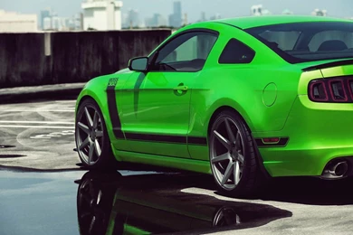 Green Cars Ford Vehicles Ford Mustang Automotive Ford Mustang Boss ...