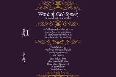Word Of God Speak