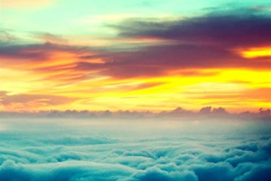 Nature Wonderful Sunset Thick Cloudy Skyview iPhone 6 Wallpapers ...