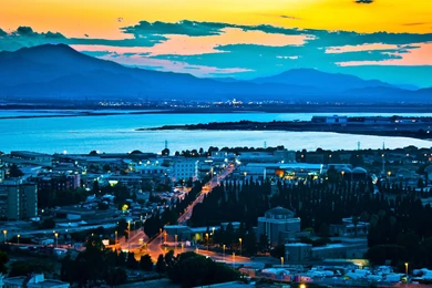 Download Wallpapers 3840x2160 Night, Sky, View From Above 4K Ultra ...