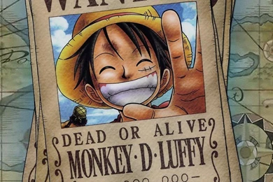One Piece Luffy Wanted Hd Wallpapers Free Desktop Backgrounds And ...