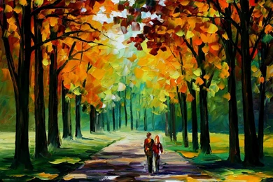Wallpapers: Autumn Oil Paintings