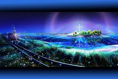 CHRISTIAN TRAIN WALLPAPER   (