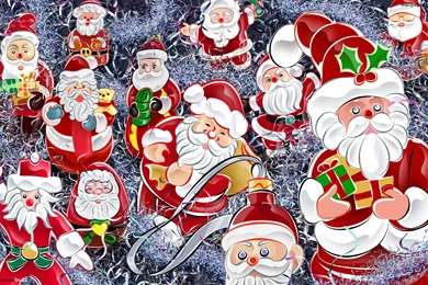 Cartoon Santas HD Wallpapers