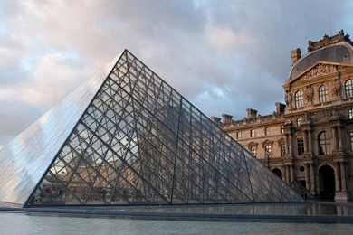 Download Wallpapers 3840x2160 Louvre, Paris, France, Pyramid, Glass ...