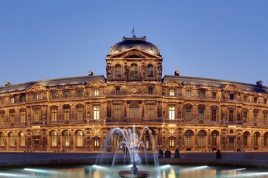 Download Wallpapers 3840x1200 Louvre, Paris, France, Landmark ...