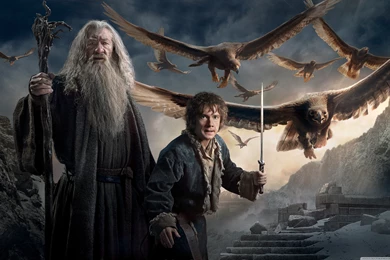 The Hobbit The Battle Of The Five Armies Bilbo And Gandalf ...