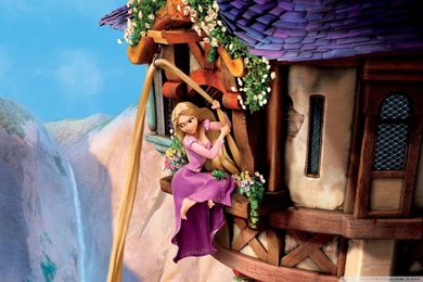 Rapunzel Tangled HD Desktop Wallpapers : Widescreen : High ...