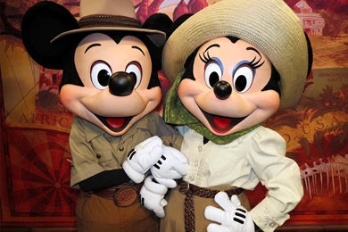 Mickey And Minnie Mouse