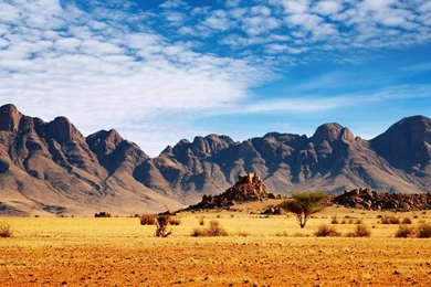 Mountain Scenic Desert Namibia Wallpapers