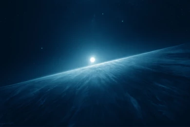Sci fi Planet Blue Wallpapers