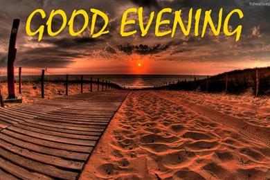 Good Evening Desert Scenery HD Wallpapers