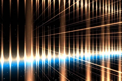 60FPS Sci Fi Perspective Horizon Shining Lines Animation ...