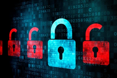 Download Wallpapers Hd Hacker Security Concept Lock On Digital ...