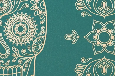 Mexican Day Of The Dead Sugar Skull Wallpapers   Emerald