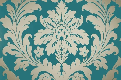Shimmer Metallic Grande Damask Wallpapers Rich Teal / Gold ...