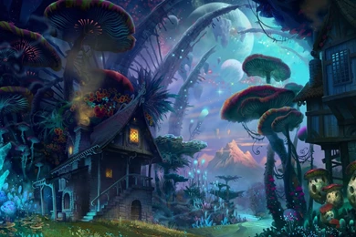 Tiny World Fantasy Art