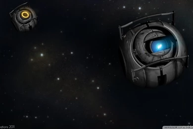 Exclusive Portal Wheatley In Space Wallpapers