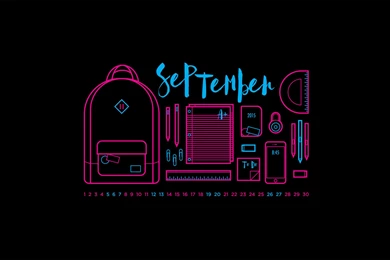 September 2015 Desktop Calendar Wallpapers