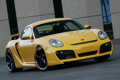 2007 TechArt Widebody Based On Porsche Cayman S   Front Angle Tilt ...