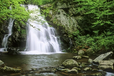 Smoky Mountains Tennessee, Waterfall, Forest, 1920x1080 HD ...