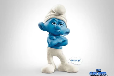 Grouchy Smurf, The Smurfs Movie Wallpapers 5   Wallcoo.net