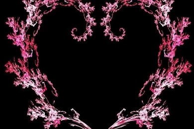 Black And Pink Heart Wallpapers