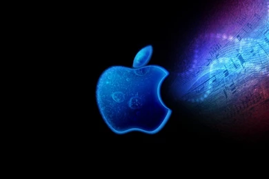 Wallpapers Apple Girl Anime Logo Mac Brand Neon Light Bright ...