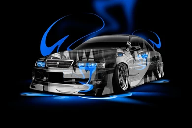 Toyota Chaser JZX100 Anime Aerography Car 2014 « El Tony