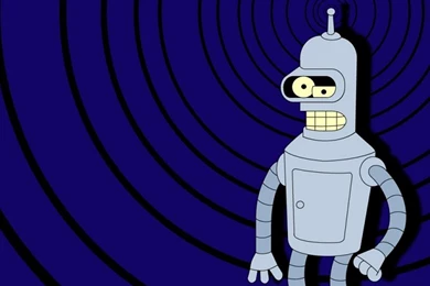 My Free Wallpapers   Cartoons Wallpapers : Bender Dazed And Confused