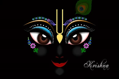 Black Krishna Desktop HD Wallpapers