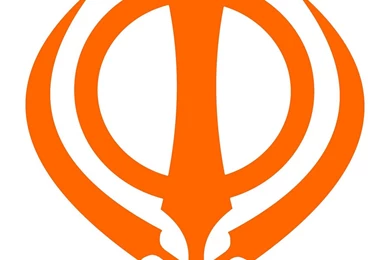 Sikh Symbol   Simple Orange Khanda   A Photo On Flickriver