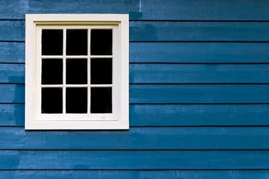 White Window Blue House Style HD Wallpapers   FreeWallsUp
