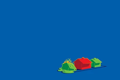 Threadless, Simple, Minimalism, Humor, Burning, Wax, Blue, House ...