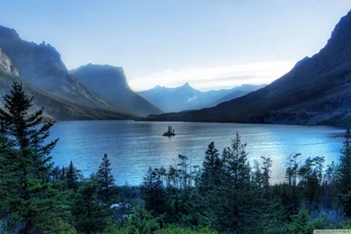 Morning At Glacier National Park HD Desktop Wallpapers : High ...
