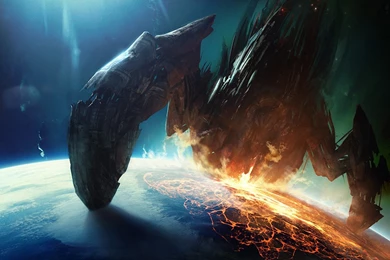 Video Games, Outer Space, Earth, Leviathan :: Wallpapers