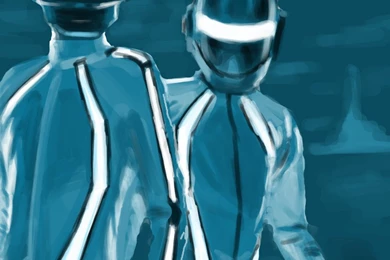 Daft Punk TRON Speed Paint By MrAnderchong On DeviantArt