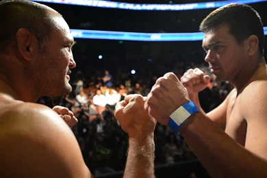 UFC 157: Lyoto Machida Vs. Dan Henderson Weigh in Highlight