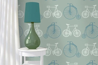 Bicycles Wallpapers   Blue grey   ATADesignsATADesigns