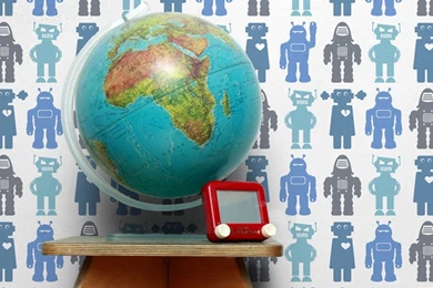 Robots Designer Wallpapers By Aimée Wilder. Made In The USA ...