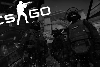CS GO Wallpapers 2 (Black And White SWAT) By LegitimatePotato On ...