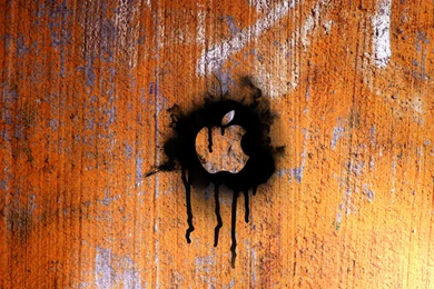 Download Wallpapers 3840x2400 Wall, Orange, Shabby, Green, Black ...