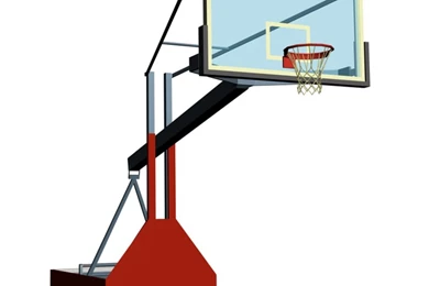 3D BASKETBALL RING WALLPAPER   (