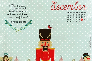 La Boom !: Designer's Notes: December Calendar Wallpapers :)